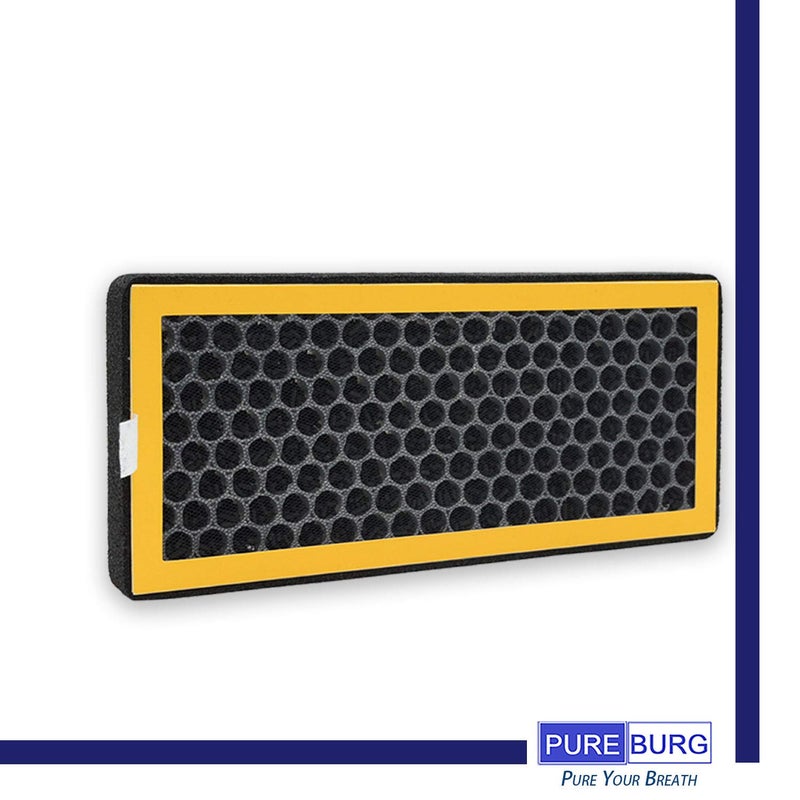 PUREBURG at-PETODR Replacement Filter Compatible with HoMedics AT-PET01 AT-PET02 TotalClean PetPlus Whisper-Quiet Oscillating Tower Air Purifier,2-Pack - Image 5